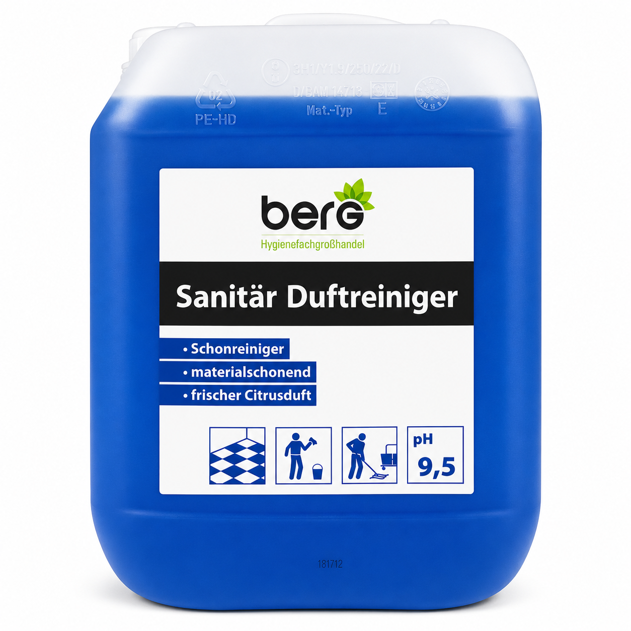 Berg Sanitärreiniger Duftreiniger, 10 L Kanister