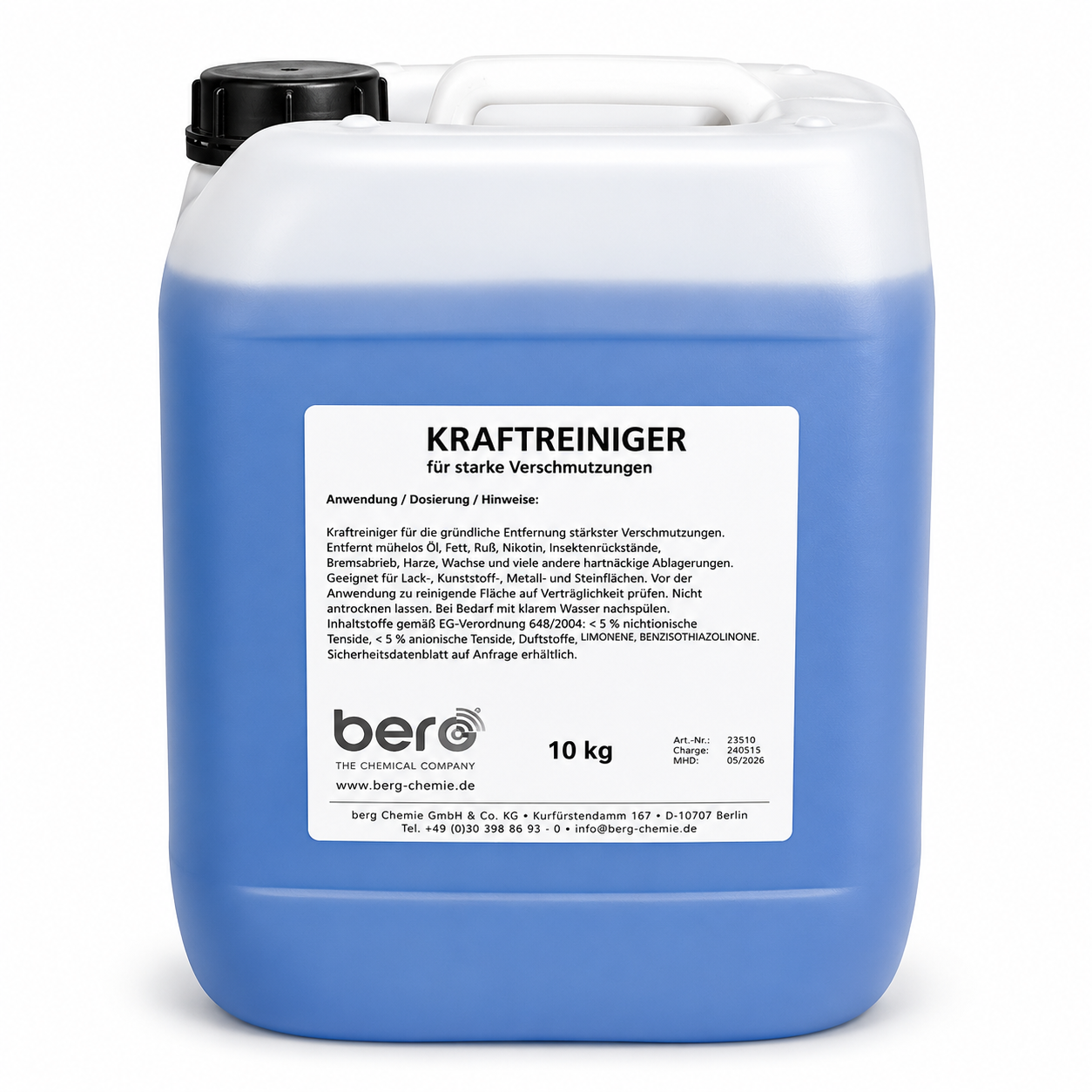 Berg Kraftreiniger / Fettlöser Konzentrat 10 Kg Kanister