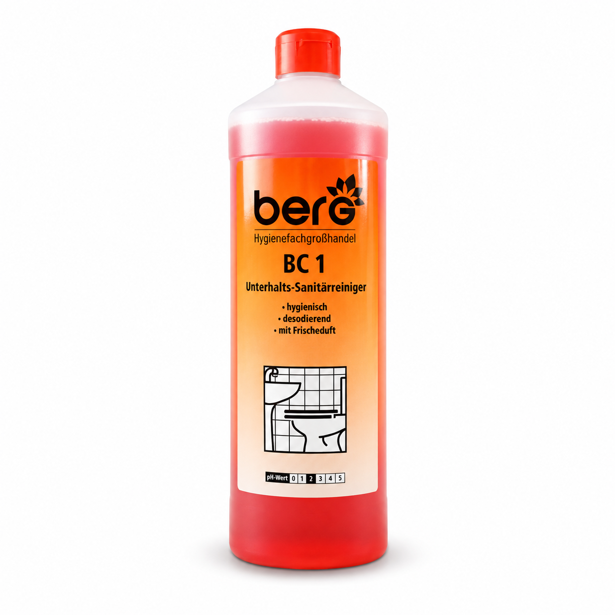 Berg BC 1 Sanitärreiniger, keimtötend, 1 Liter Flasche