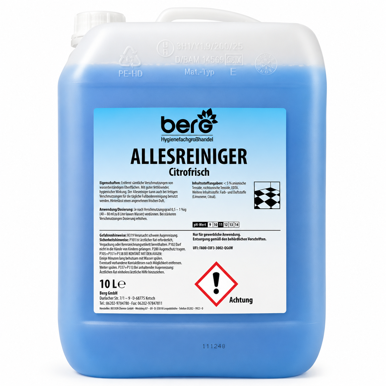 Berg Alles/Allzweckreiniger Citro 10L Kanister
