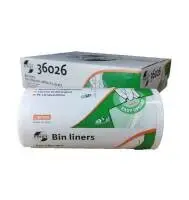 DEISS First Plus® Müllsäcke 80 Liter, Premium-LDPE, weiß, 50 Stck./Ro., 630x850mm