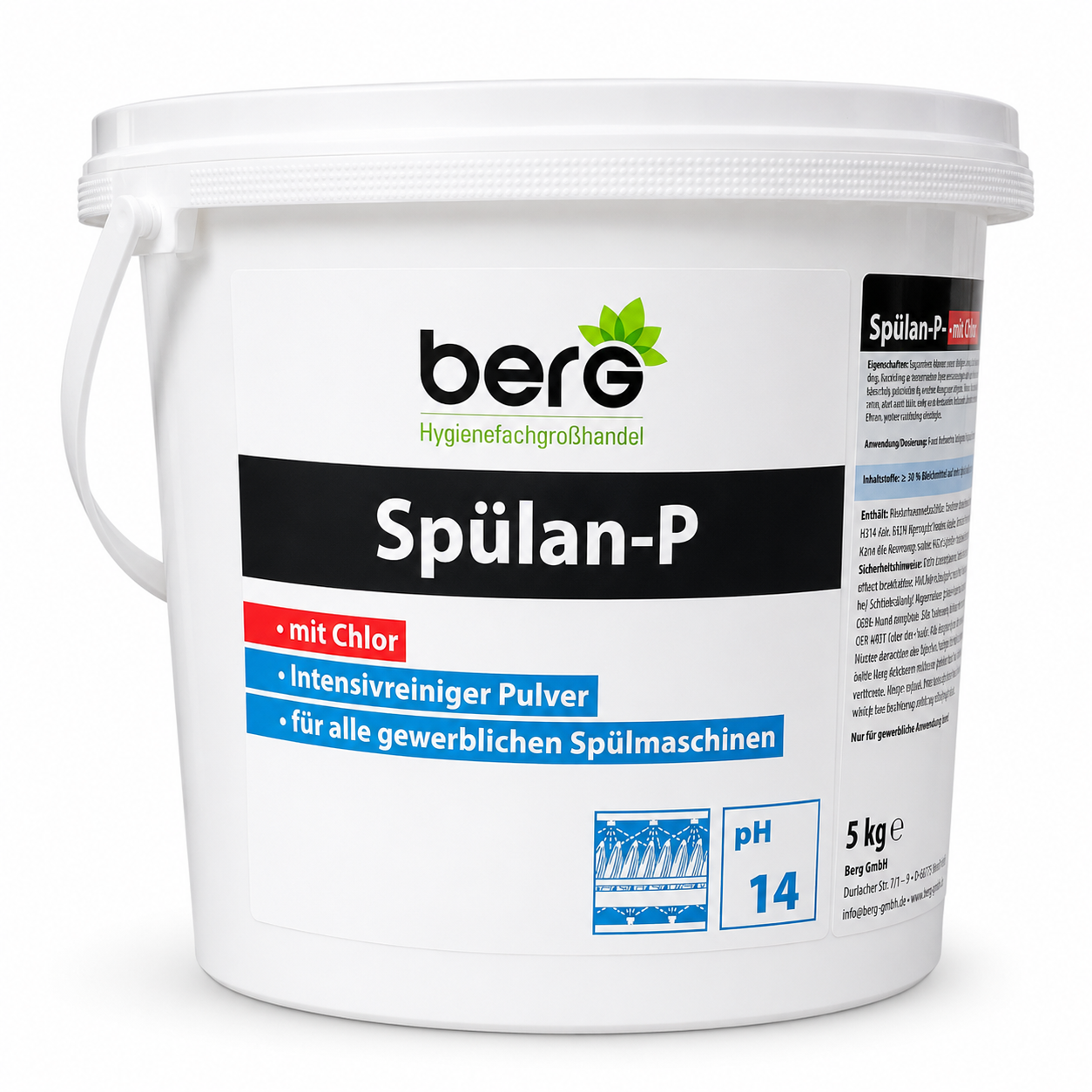 Berg Geschirrreiniger Spülan P 5Kg Eimer