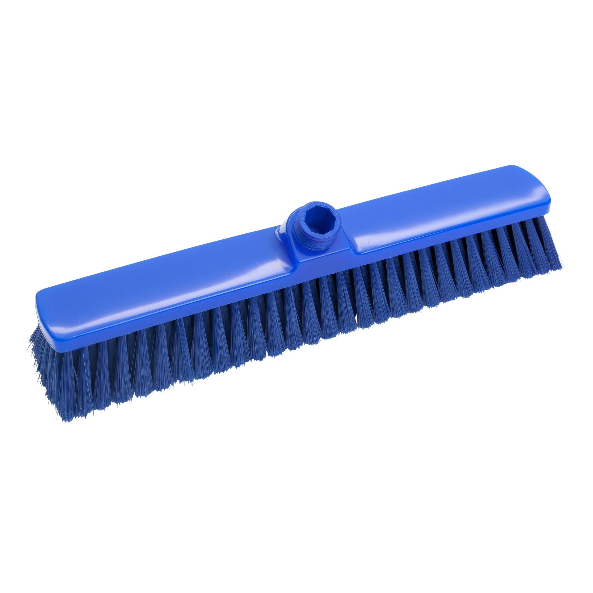 Haug Großraumbesen, 400 x 60 mm, weich, blau, Besatz: Polyester PBT Ø 0,25 mm geschlitzt