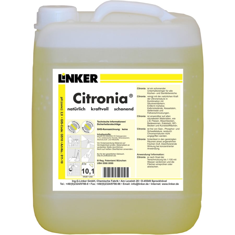 Linker Citronia Sanitärreiniger 10L Kanister