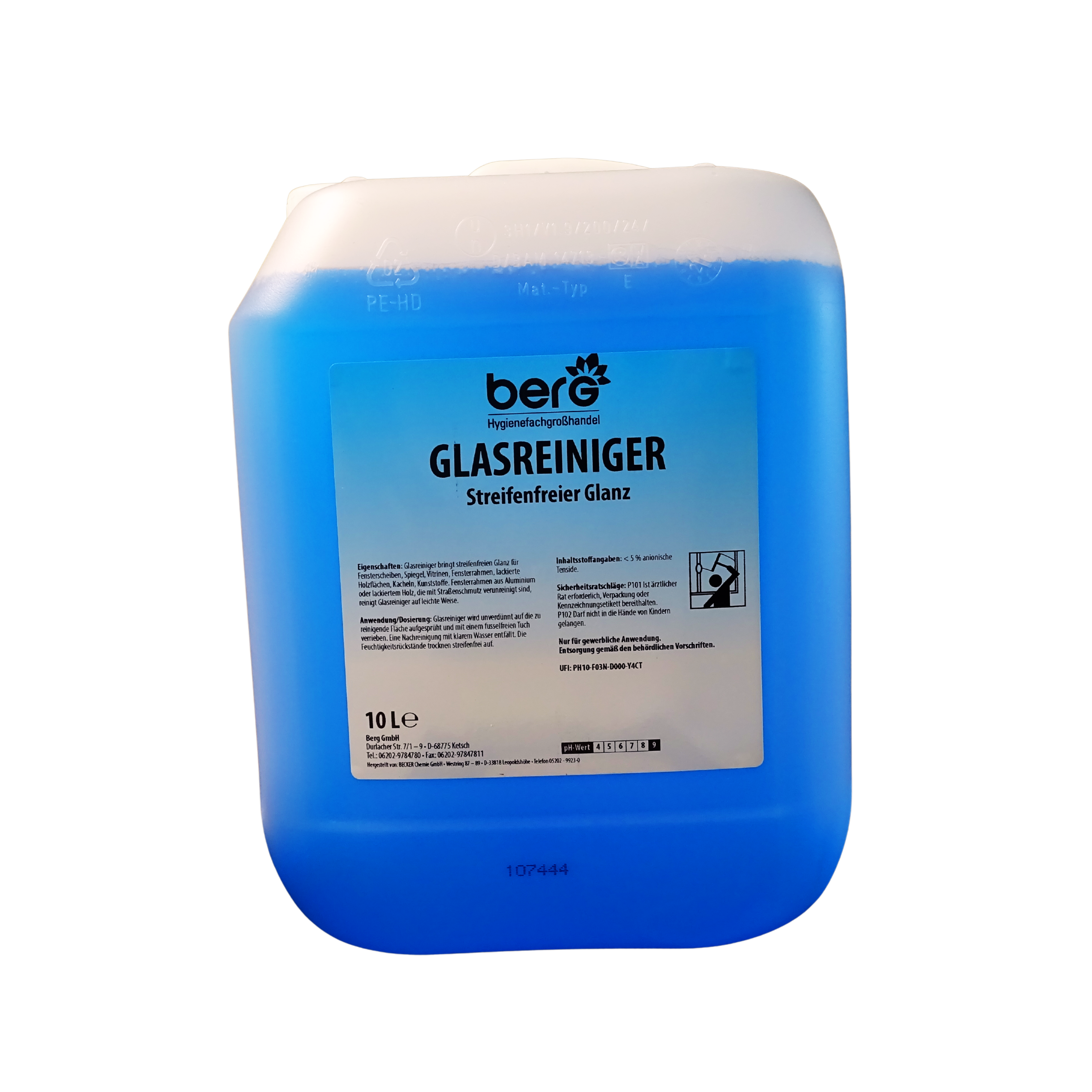 Glasreiniger Berg 10L Kanister